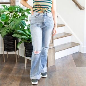 Vervet 90’s Vintage Flare Wide Leg Jeans NWT